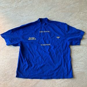 Kanye Jesus is king mock neck tee